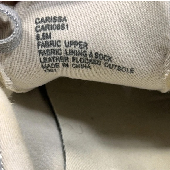 Steve Madden Metallic Silver Studded Sneakers - Picture 9 of 9